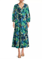 Lilly Pulitzer Deacon Floral Empire Midi Dress