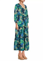 Lilly Pulitzer Deacon Floral Empire Midi Dress