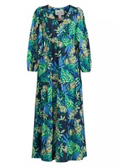 Lilly Pulitzer Deacon Floral Empire Midi Dress