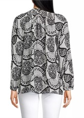 Lilly Pulitzer Elsa Silk Print Top