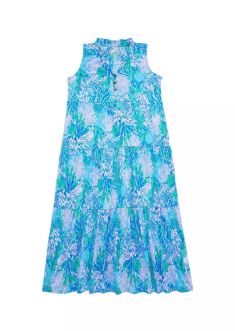 Lilly Pulitzer Girls Mini Malone Sleeveless Maxi Dress