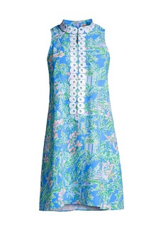 Lilly Pulitzer Jane Floral-Printed Shift Minidress