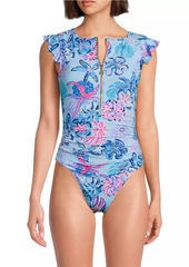 Lilly Pulitzer Jossette Coral One-Piece Swimsuit