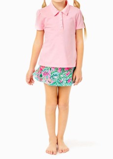 Lilly Pulitzer Kids Mini Frida Puff Sleeve In Pink Blossom