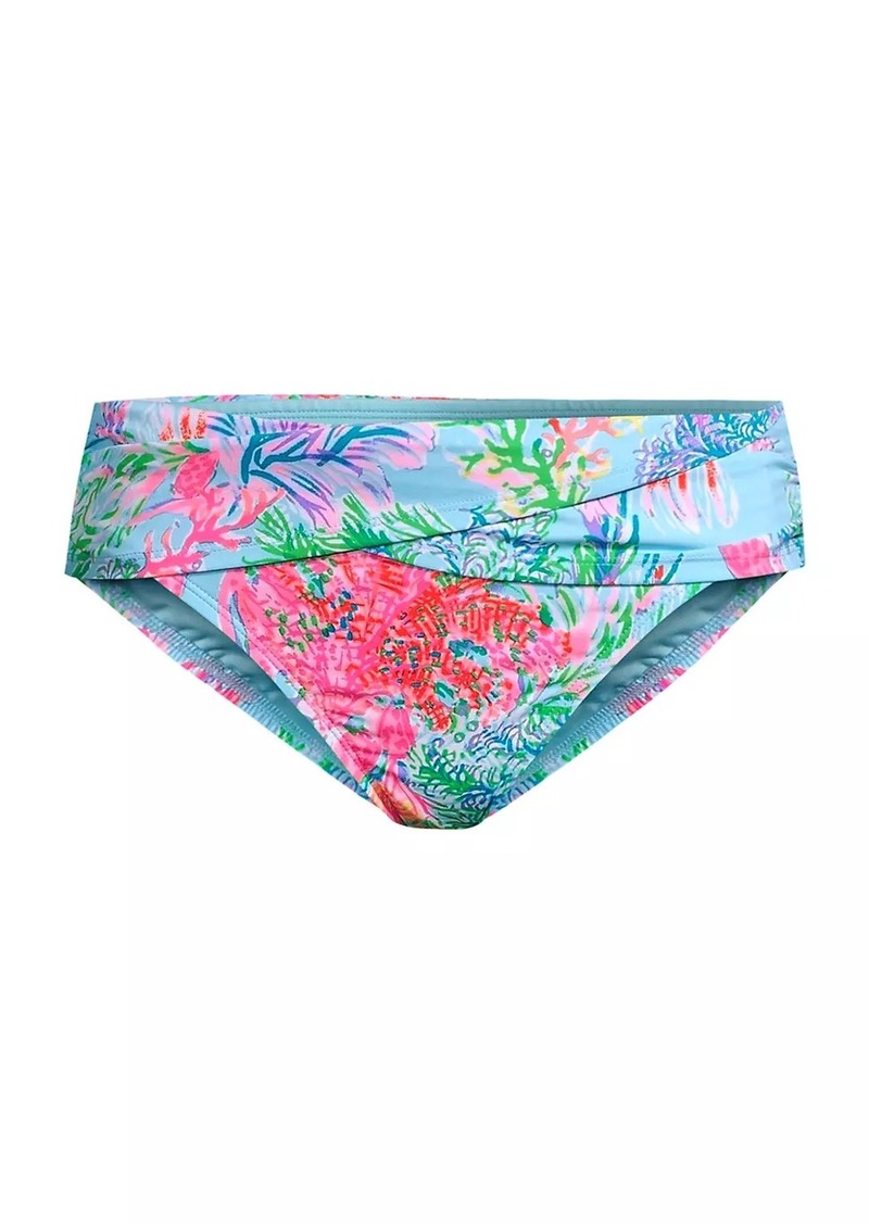 Lilly Pulitzer Lagoon Sarong Hipster Bikini Bottom