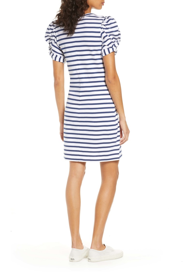 puff sleeve t shirt dress