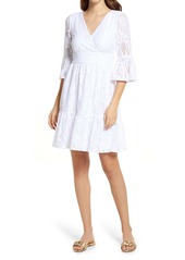 Lilly Pulitzer® Cecelia Lace Fit & Flare Dress