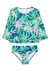 Lilly Pulitzer® Kids' Margo Two-Piece Rashguard Swimsuit (Toddler, Little Girl & Big Girl)