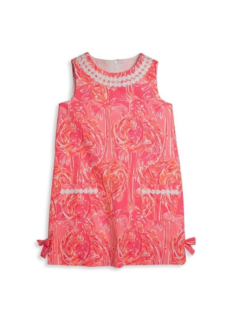 lilly pulitzer flamingo print dress