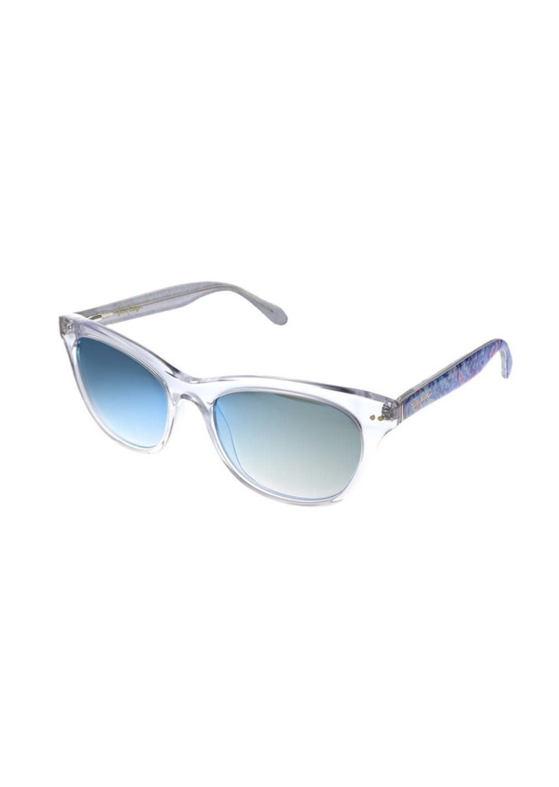 Lilly Pulitzer LP Miraval CR Womens Rectangle Sunglasses