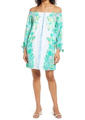 Lilly Pulitzer® Maryellen Off the Shoulder Long Sleeve Dress