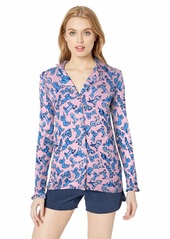 Lilly Pulitzer Women's Ruffle Pj Button-Up Top