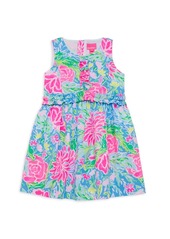 Lilly Pulitzer Little Girl's & Girl's Annalee Ruffled Floral Dress