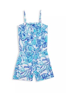 Lilly Pulitzer Little Girl's & Girl's Jaycee Cotton Romper