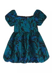 Lilly Pulitzer Little Girl's & Girl's Koji Jacquard Puff-Sleeve Dress