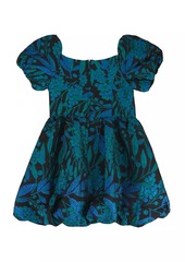 Lilly Pulitzer Little Girl's & Girl's Koji Jacquard Puff-Sleeve Dress