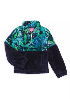 Lilly Pulitzer Little Girl's & Girl's Mini Keala Sherpa Sweater