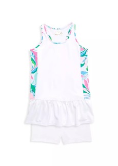Lilly Pulitzer Little Girl's & Girl's Mini Mixed Doubles Dress & Shorts Set