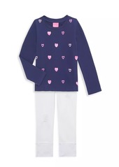Lilly Pulitzer Little Girl's & Girl's Mini Rami Heart Sweatshirt