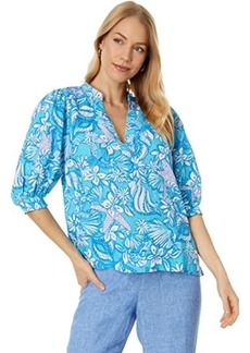 Lilly Pulitzer Mialeigh Elbow Sleeve Linen