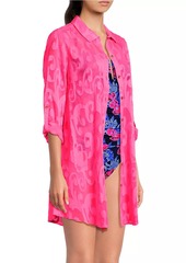 Lilly Pulitzer Natalie Easy Cover-Up Shirt