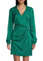 Lilly Pulitzer Nicolina Animal Jacquard Wrap Minidress