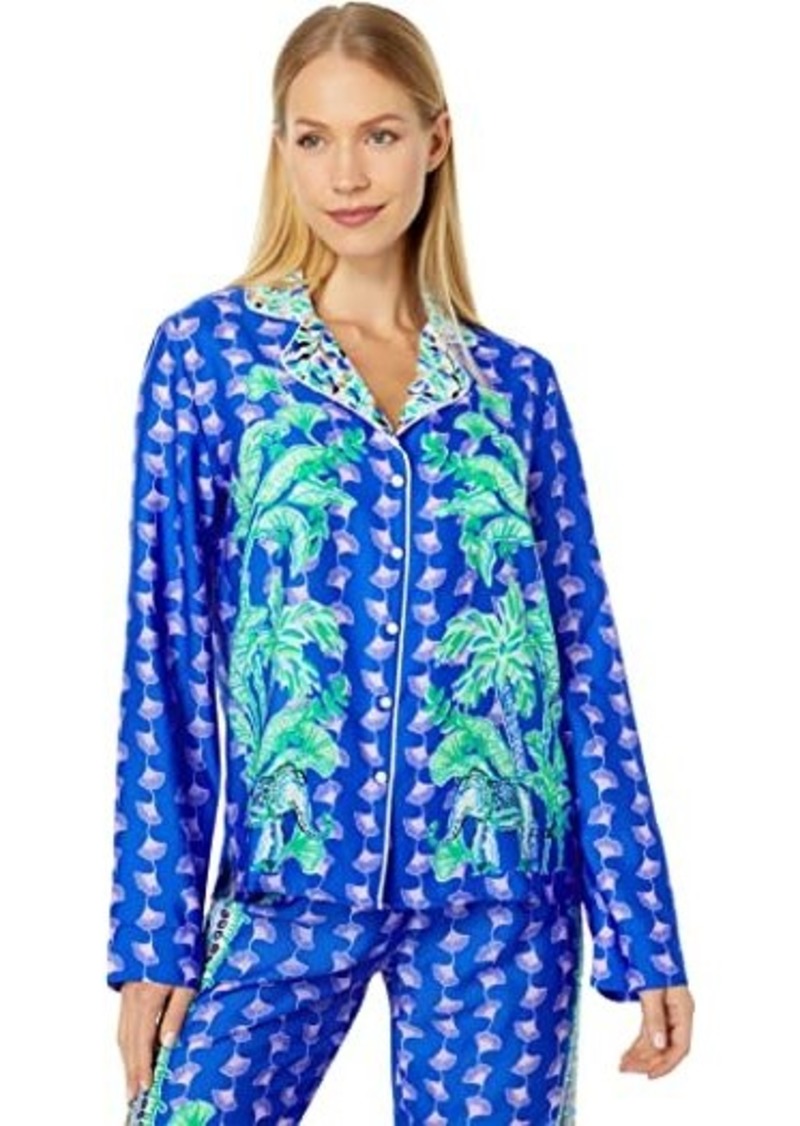 Lilly Pulitzer PJ Woven Long Sleeve Top