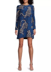 Lilly Pulitzer Tyra Leopard Silk Minidress