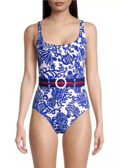 Lilly Pulitzer Vevina Floral One-Piece Swimsuit