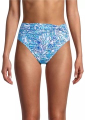 Lilly Pulitzer Yarrow High-Waisted Bikini Bottom