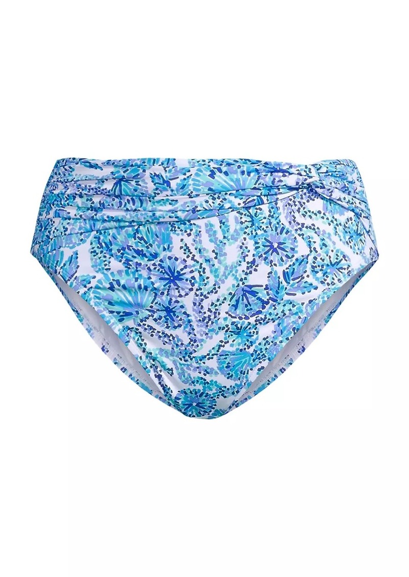 Lilly Pulitzer Yarrow High-Waisted Bikini Bottom