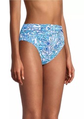 Lilly Pulitzer Yarrow High-Waisted Bikini Bottom