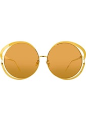 Linda Farrow 660 C1 round sunglasses