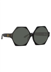 Linda Farrow Bora Sunglasses In Black
