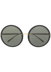 Linda Farrow circular oversized sunglasses