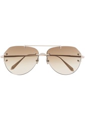 Linda Farrow Duit pilot-frame sunglasses