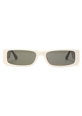Linda Farrow Dania rectangular acetate sunglasses