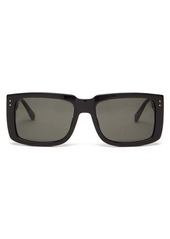 Linda Farrow Morrison rectangle acetate sunglasses