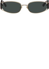 LINDA FARROW Tortoiseshell Shelby Sunglasses