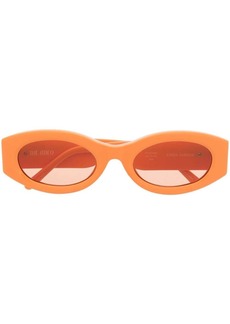 Linda Farrow x The Attico Berta rectangle-frame sunglasses