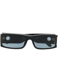 Linda Farrow Mya rectangle-frame sunglasses