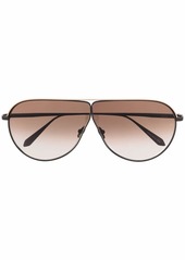 Linda Farrow oversized pilot-frame sunglasses