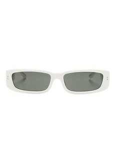 Linda Farrow rectangle-frame tinted sunglasses