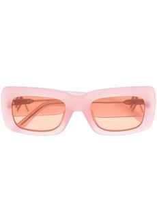 Linda Farrow x The Attico Marfa transparent-frame sunglasses