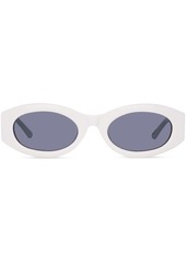 x Linda Farrow oval-frame sunglasses