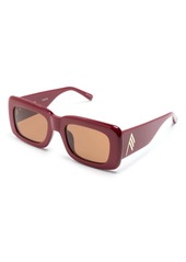 Linda Farrow x The Attico Marfa rectangle-frame sunglasses