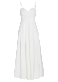 Line & Dot Lacie Cotton-Blend Midi-Dress