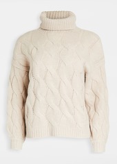 Line & Dot Aimee Cable Knit Sweater