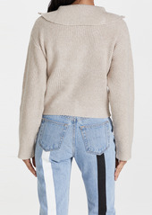 Line & Dot Emily Half Zip Sweater