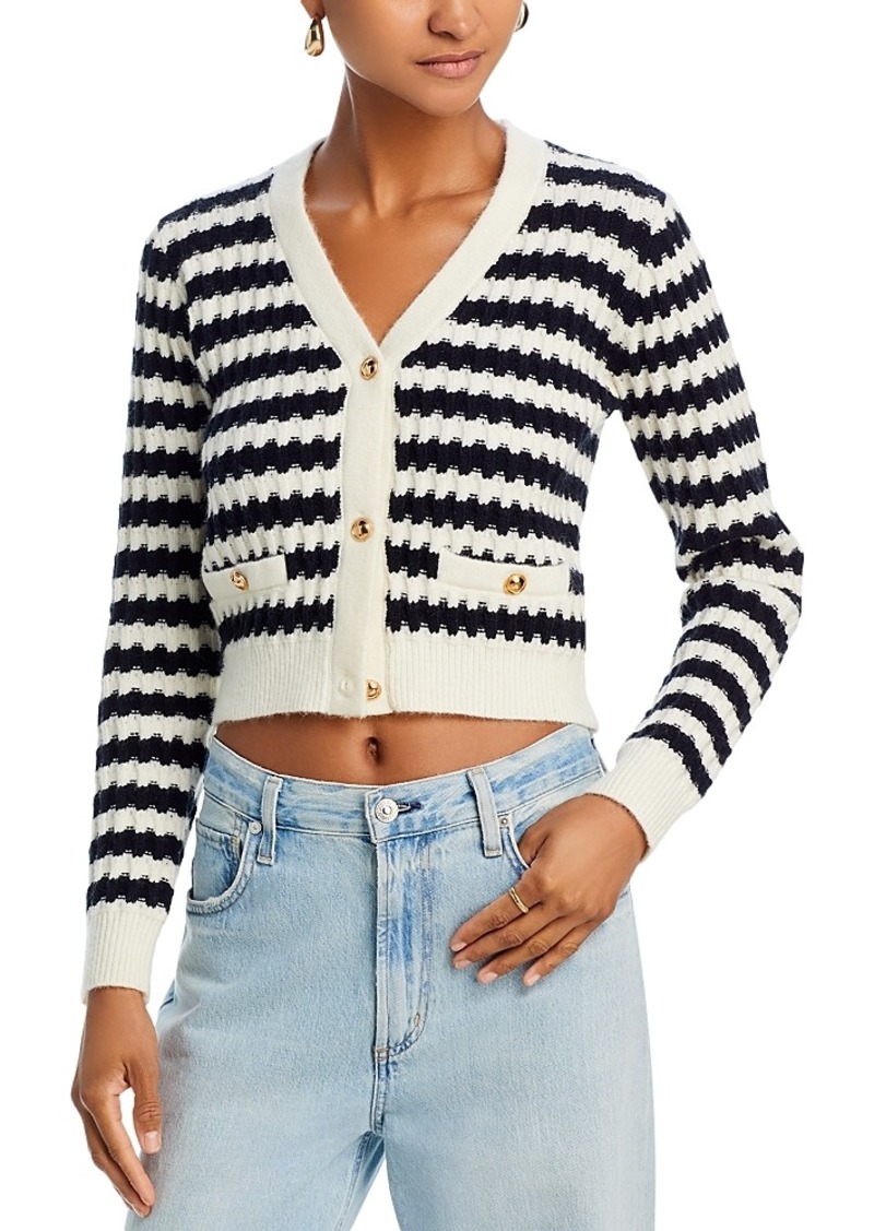 Line & Dot Laurel Cropped Knit Cardigan